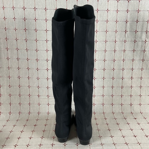 Vince Camuto “Karita” Over The Knee Riding Boots Women's Sz 5.5 Black Leather - Picture 5 of 10
